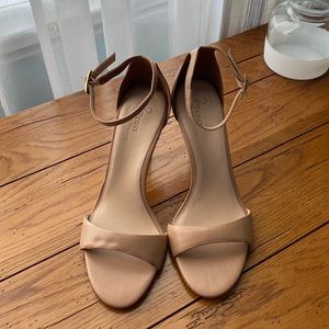 Tan Simple Strappy Heel